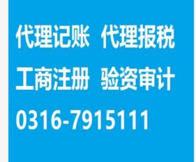 專業招商服務，選擇可信賴的合作伙伴——廊坊賽馳會計公司