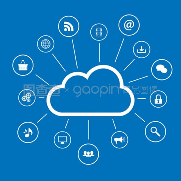 云計算與社交媒體圖標 數(shù)字化時代的協(xié)同進化